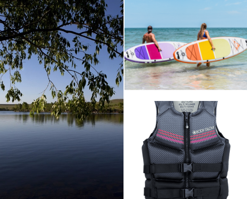 LAKE DAY IN COLORADO cover photo collage