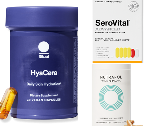 Must haves Nutrition & Beauty Supplements cover photo collage