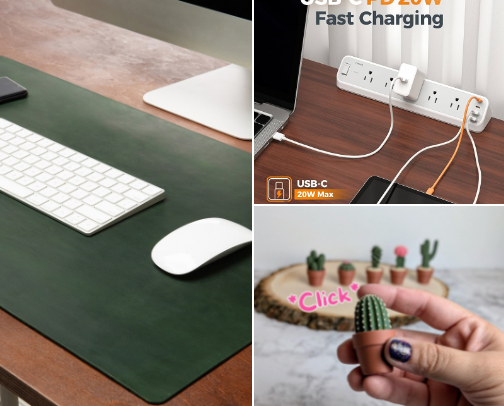 Work From Home but Make It Cute cover photo collage