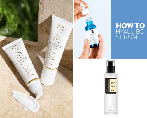 Skin care cover photo collage