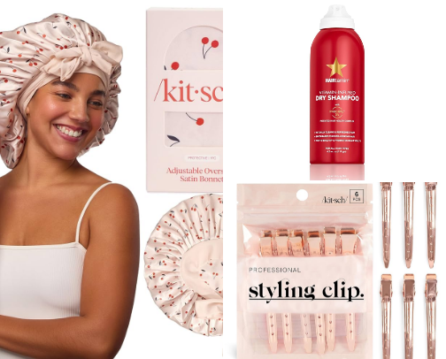 Hair care cover photo collage