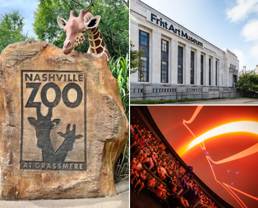 Fun Things to do with your Kiddos in Nashville cover photo collage