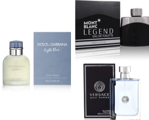 Fragrances for Him cover photo collage