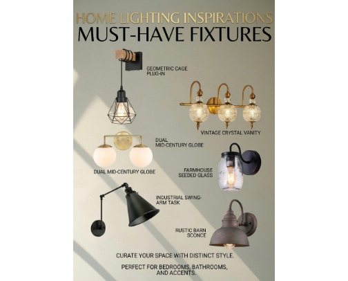 Amazon Finds: Lighting Edition cover photo collage