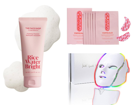 my current skincare routine🫧 cover photo collage