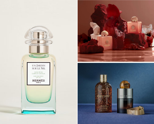 Unforgettable Fragrances cover photo collage