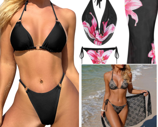 Bikini guide  and much more for my teen girlies going to ibiza😜😍🎉 cover photo collage