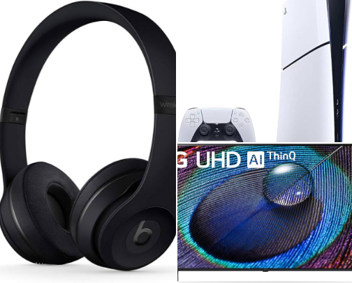 Electronics that I have and love cover photo collage