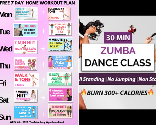 Free Beginner Workouts cover photo collage