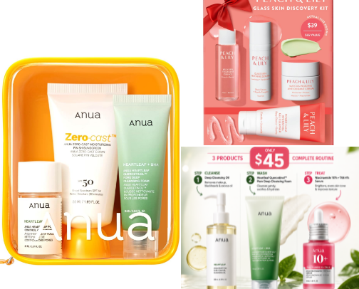 Best Korean Cleansers for Pores: Heartleaf & BHA Face Washes cover photo collage