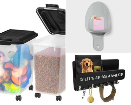 15 Hidden Storage Finds for Dog Supplies Taking Over Your House cover photo collage