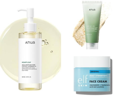 My favorite skin care products 🩷🎀🌷 cover photo collage