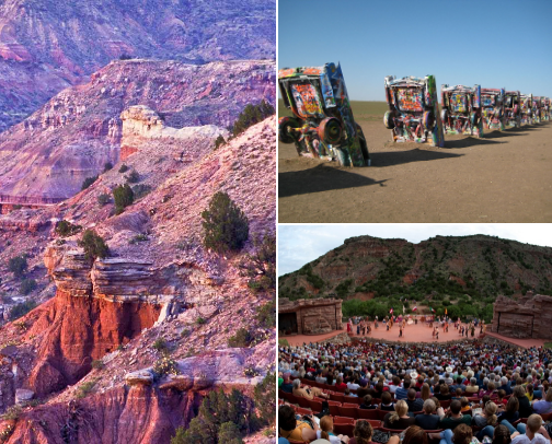 If You Stumble into The Yellow City better known as Amarillo cover photo collage