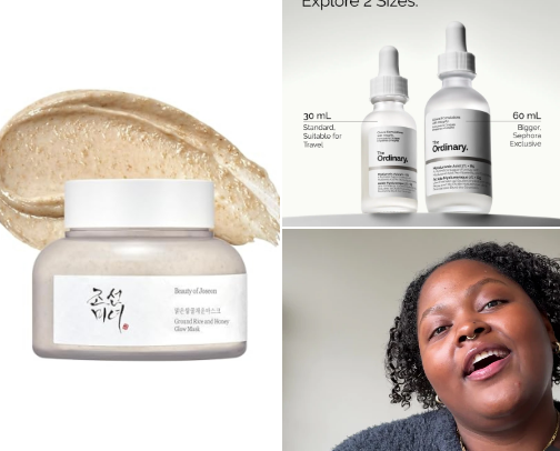 Skincare cover photo collage