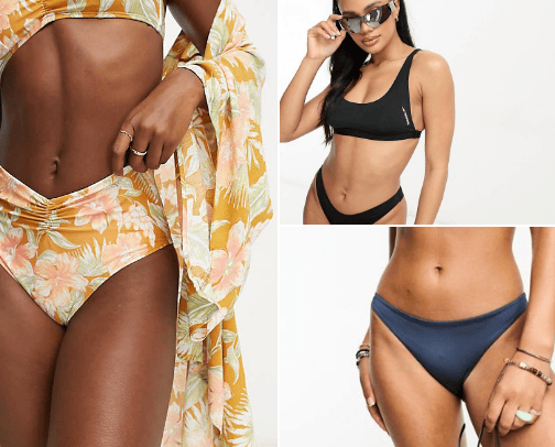 Swimwear cover photo collage
