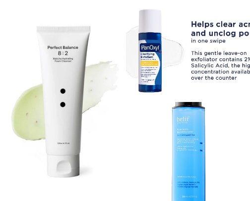 current oily acne prone skincare routine 🫧 cover photo collage