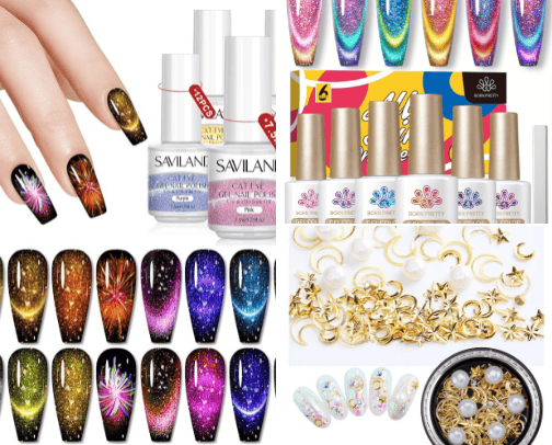 Nail Art cover photo collage
