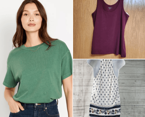 Fave Clothing Items cover photo collage