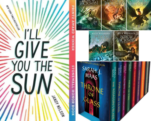 My top young adult (YA) & teen book recommendations cover photo collage