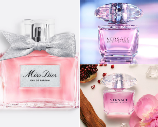 perfumes cover photo collage