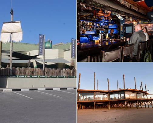 Bars in Swakopmund cover photo collage