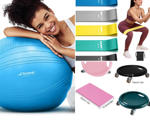 If you hate going to the gym like me here are some of the gym equipment I use at home cover photo collage