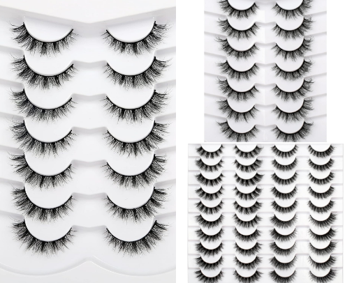 luxe lashes on a budget 🎀 cover photo collage