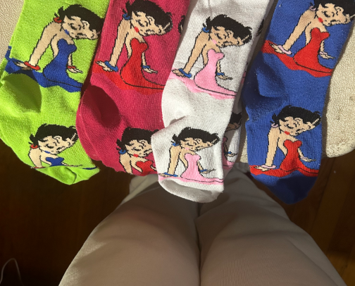Betty Boop Socks cover photo collage