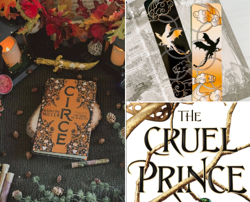 Kat's Fantasy Book Club cover photo collage