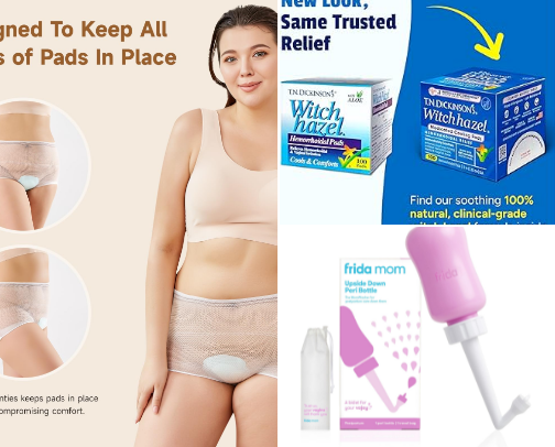 Postpartum Essentials You Actually Need cover photo collage