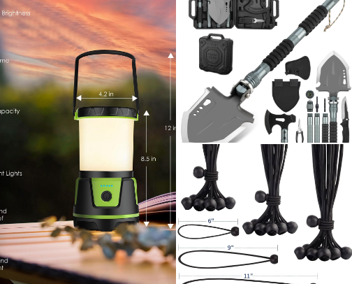 My Camping Gear Essentials cover photo collage