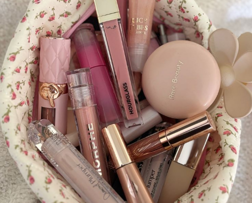 my makeup edit 💋 | tried & loved products cover photo collage