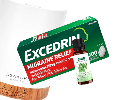 Migraine Pain Relief That Actually Works cover photo collage