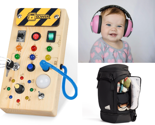 Baby and toddler travel must haves cover photo collage