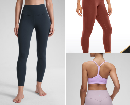 Favorite workout clothes cover photo collage