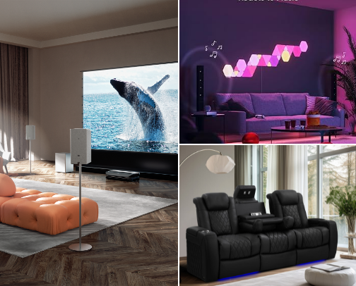 🎬 The Luxe Home-Cinema Edit cover photo collage