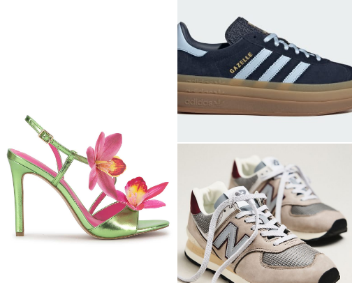 spring shoe edit cover photo collage