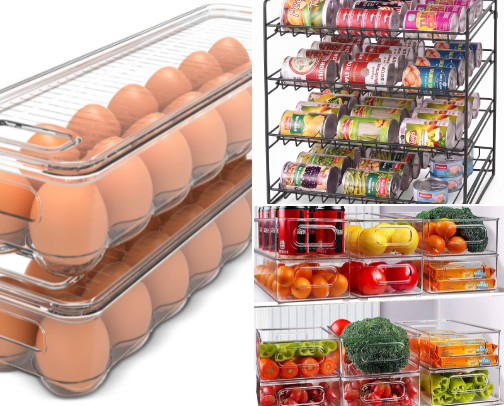 How I finally got my tiny fridge organized and kept it that way cover photo collage