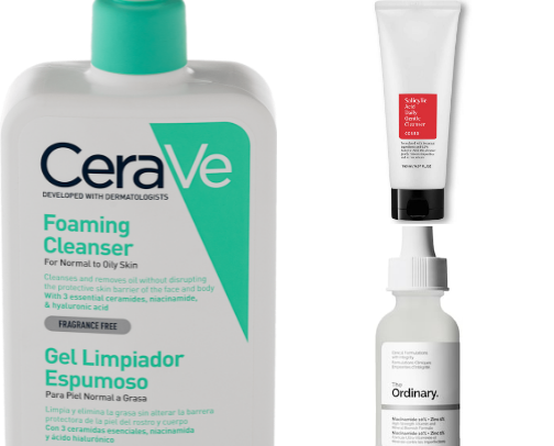 Best Non-Comedogenic Skincare for Acne 2025 cover photo collage