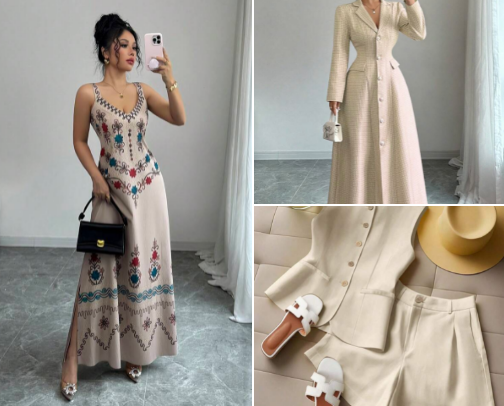 Minimalist Chic Wardrobe | Soft Luxury Looks cover photo collage