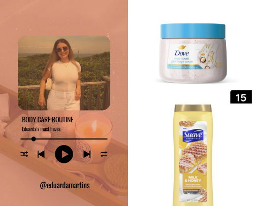 My Body Care Routine cover photo collage