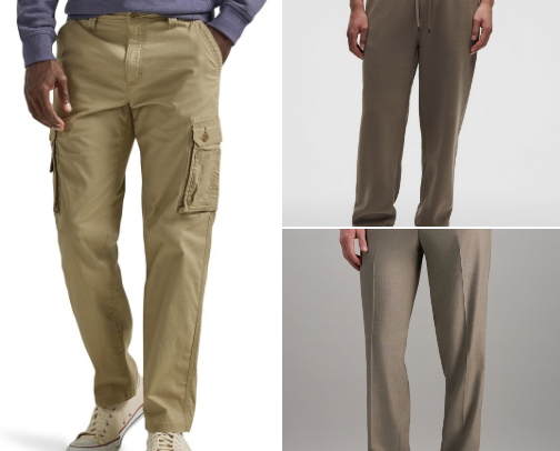 Men's Pants cover photo collage