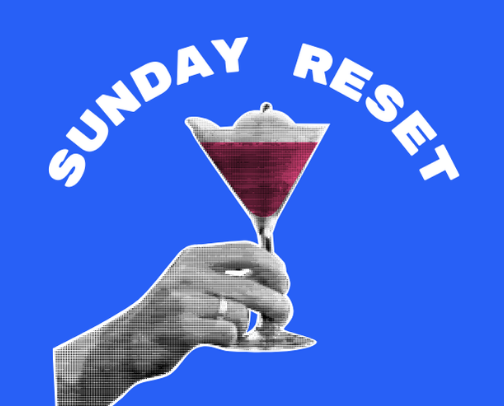 Sunday Reset cover photo collage