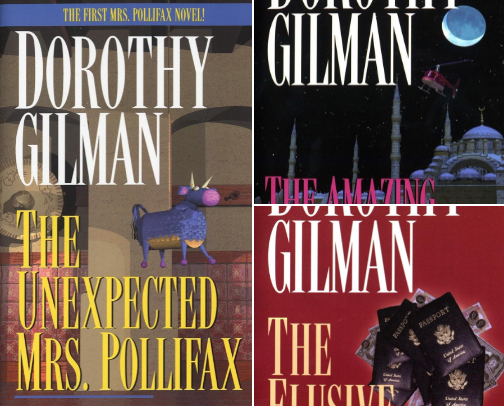 Low-stress mysteries cover photo collage