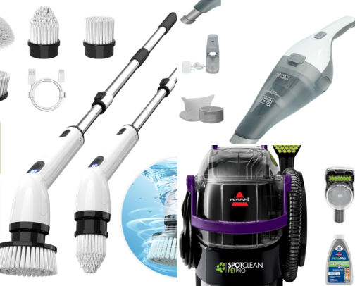 Fall Deep Clean Tools: Spin Scrubbers, Steam Mops & Spot Cleaners cover photo collage