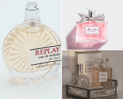Parfume cover photo collage