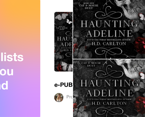 Free PDF - Haunting Adeline: Cat and Mouse Duet, Book 1 collector editions cover photo collage