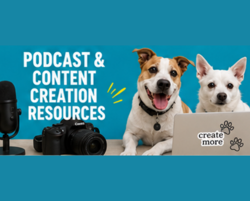 Podcast & Content Creation Resources 🎙️📸 cover photo collage
