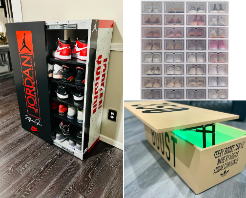 Shoe storage 👟 cover photo collage