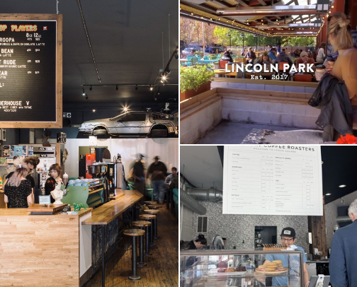 The Local's Guide to Chicago's Best Independent Coffee Shops & Cafes cover photo collage